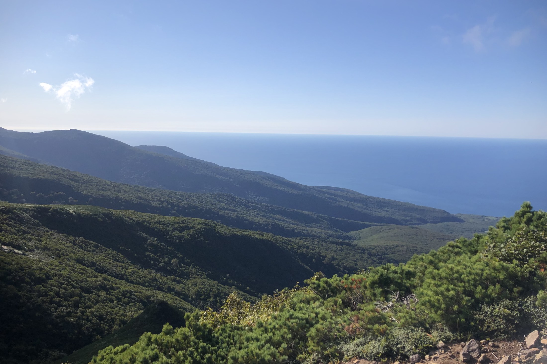 The ridge above the Sea of Japan