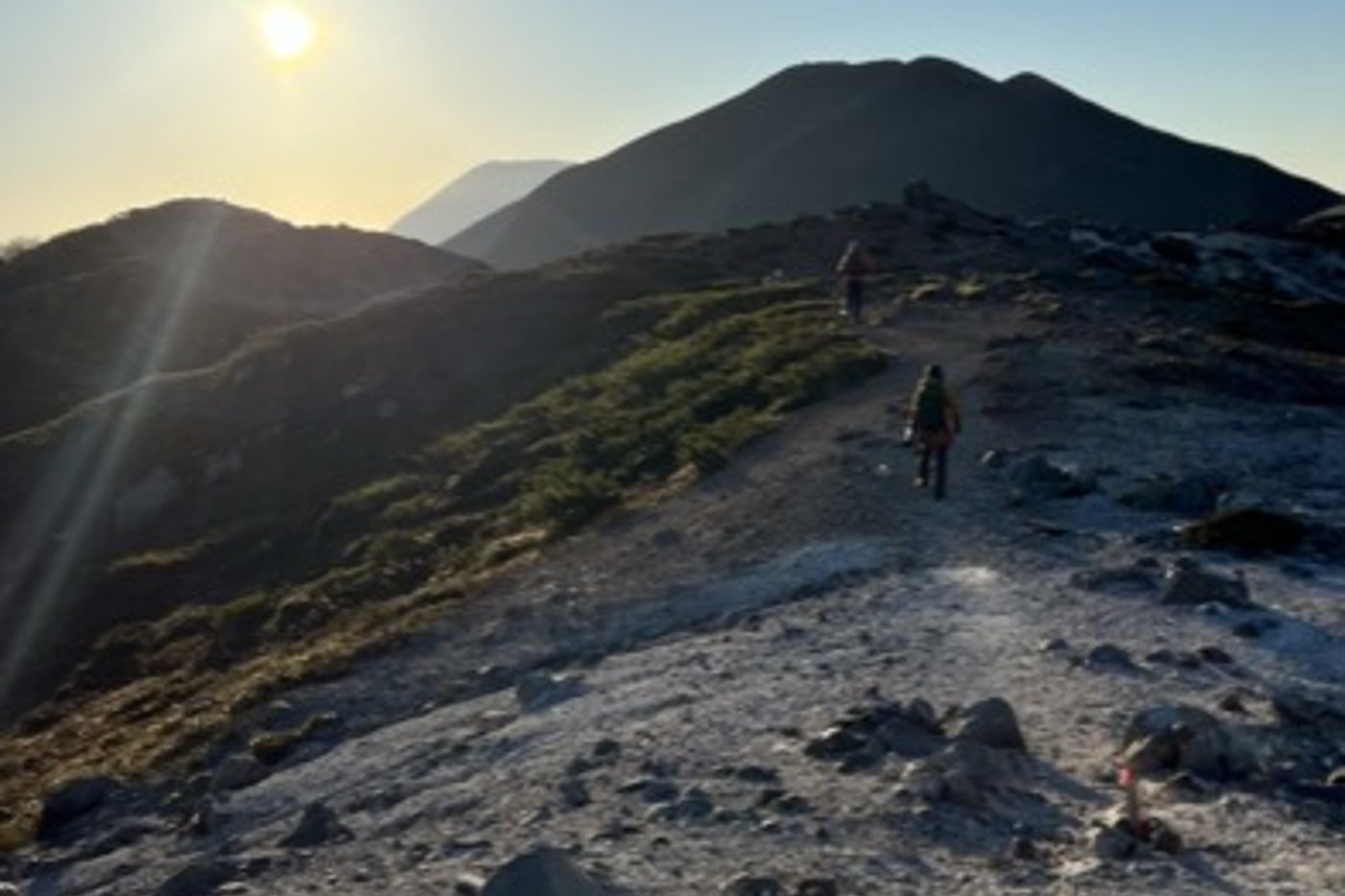 The volcanic ridge of Iwao-nupuri