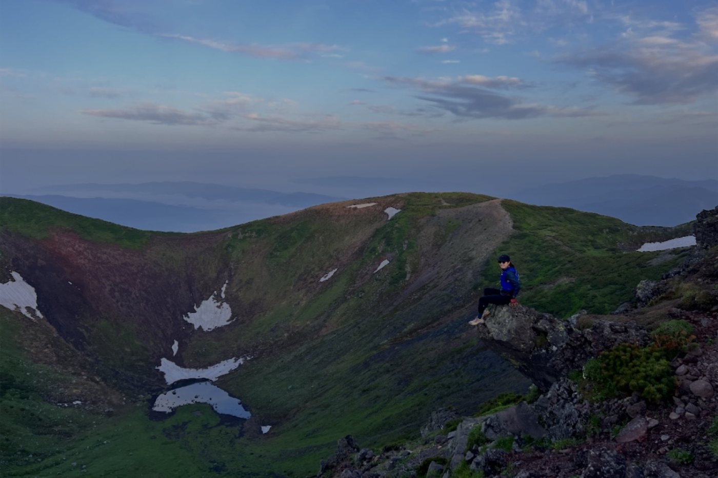 High on the Mt. Yotei trail