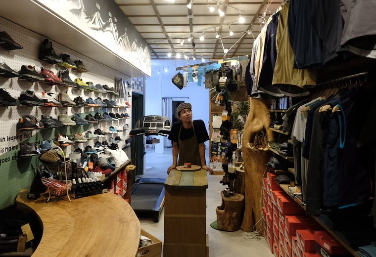 Inside StrideLab — the local Niseko outdoor shop
